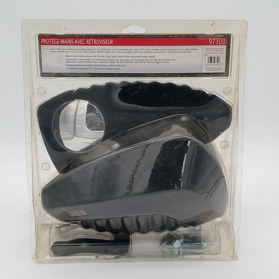 Guardamanos ATV con espejos retrovisores. Kolpin exterior. Nuevo/sin abrir 97300 Foto 3 de 4