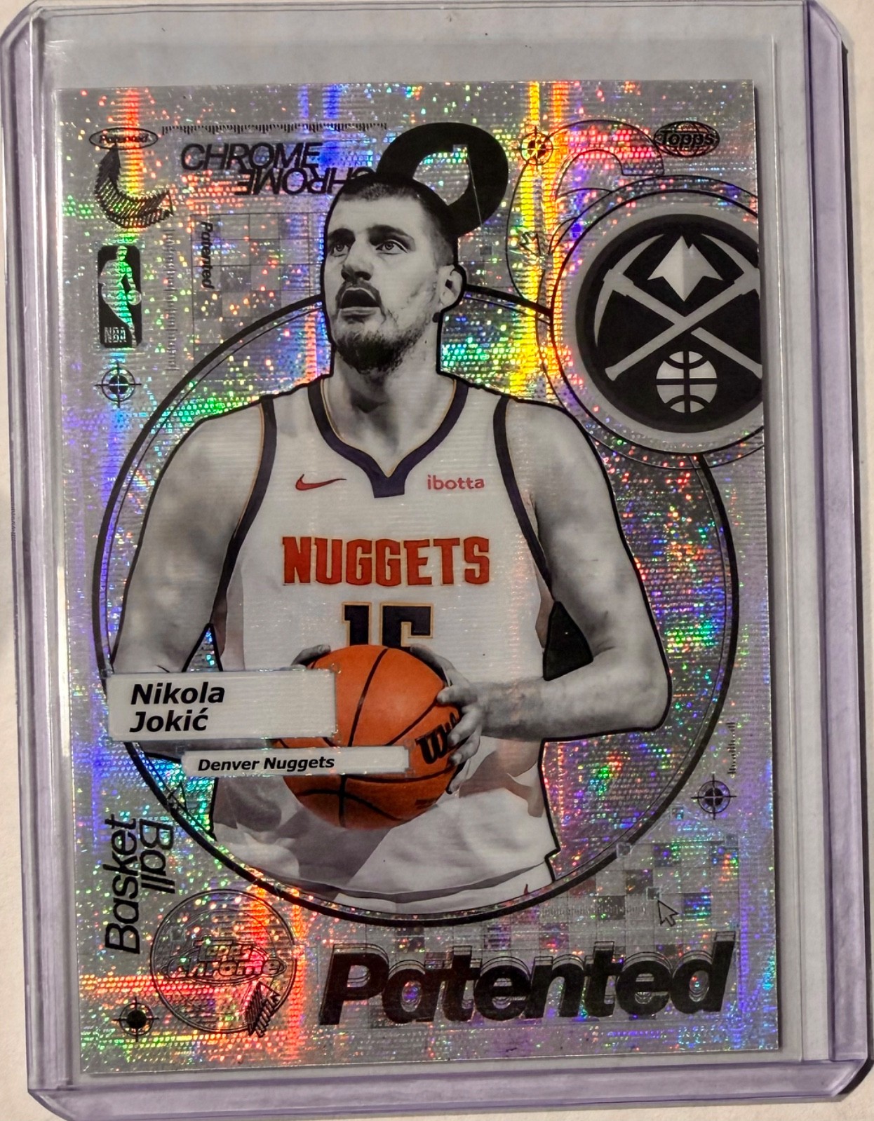 2025-26 Topps Chrome Nikola Jokic Patented SSP Case Hit Denver Nuggets