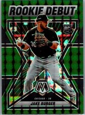 2022 Panini Mosaic #RD-18 Jake Burger Rookie Debut Green Mosaic
