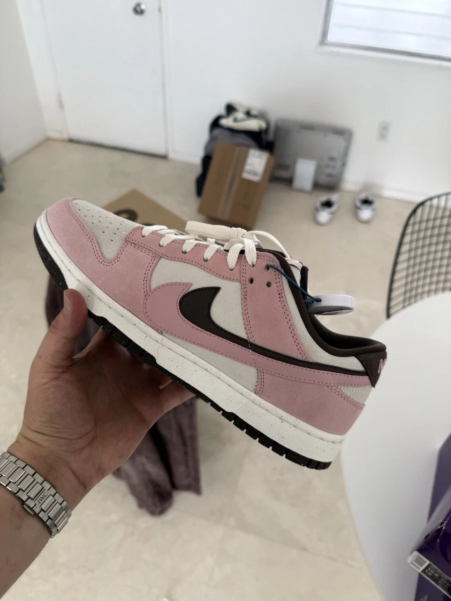 Nike Dunk SE Low Double Swoosh - Pink Glaze W for sale | eBay