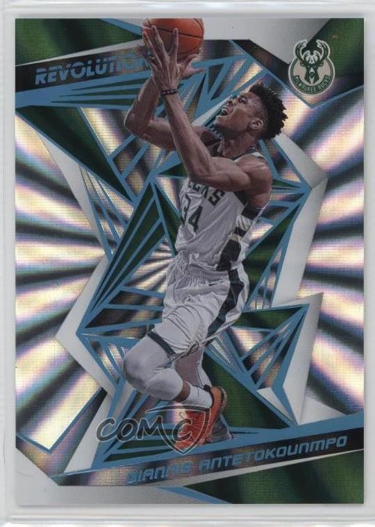 2019-20 Panini Revolution Sunburst 73/75 Giannis Antetokounmpo #76 19bb