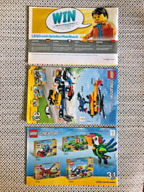 Lego Instruction Manuals 31031 3 in 1 Creator Rainforest Animals