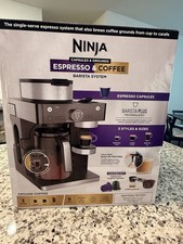Ninja Barista System Espresso  Coffee Machine, Capsules  Grounds, Frother