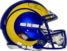 Cooper Kupp Signed Rams Speed Authentic football Helmet autographed Fanatics