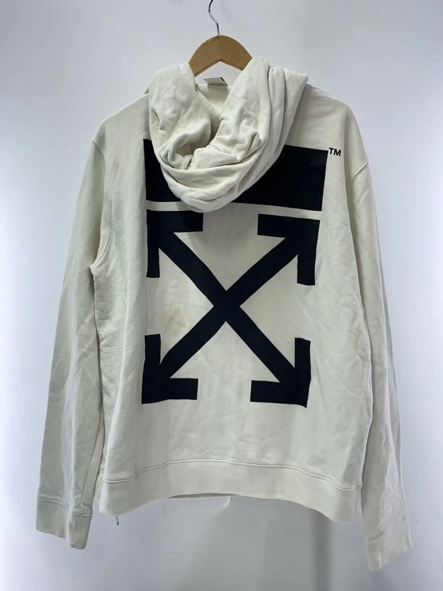 OFF WHITE Felpa con cappuccio OFFWHITE bianca XXL usata