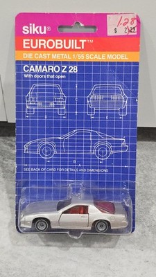 Siku Eurobuilt 1:55 Camaro Z28 Diecast - Made In W. Germany #1051