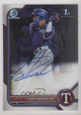2022 Bowman Chrome Prospect Auto Zion Bannister #CPA-ZB Auto 0q4s