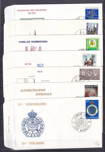 [LG78361] Belgium Nice Lot FDC First Day Cover UNG
