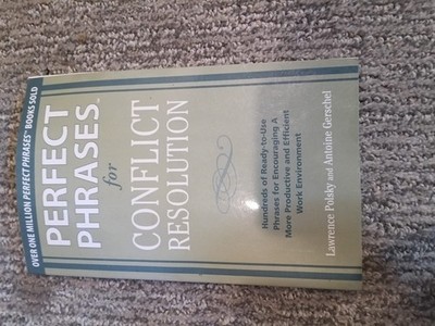 Perfect Phrases for Conflict Resolution Polsky & Gerschel (Year) [VG]