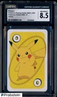 2021 Pokemon Japanese Playing Cards Pocket UNO Yellow Pikachu CGC 8.5 NM-MT+