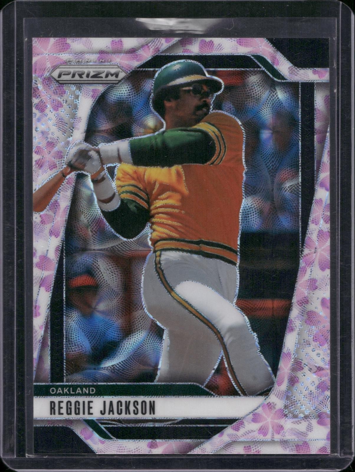 2025 Panini Prizm #202 Reggie Jackson Cherry Blossom #/20