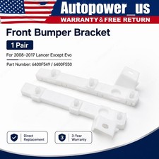 A Pair Front Bumper Bracket Fit For 08-17 Mitsubishi Lancer 6400f549 6400f550 A Pair Front Bumper Bracket Fit For 08-17 Mitsubishi Lancer 6400f549 6400f550