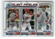 2021 Bowman Damon Jones / Nick Maton / Francisco Morales Chrome Talent Pipeline