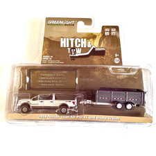 2018 Nissan Titan XD Pro-4x & Dump Trailer 1:64 Greenlight