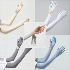 Breathable UV Protection Sun Protection Gloves Long Gloves Touchscreen Ice Silk