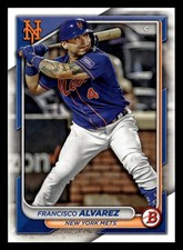 Francisco Alvarez 2024 Bowman #75 New York Mets