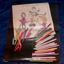 THE WHO By Numbers Album Promo Poster 18x24 Vintage 1970s RECORD STORE
