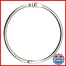 KINGFOREST 3 Inch (12 Pack) Loose Leaf Binder Book Rings, Heavy Duty Nickel