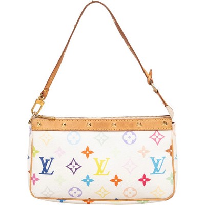 Louis Vuitton Monogram Murakami Multicolor Pochette Aessoires Handbag Tasche