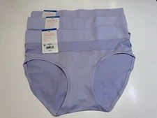 NWT Warners No Pinching NO Problems Hipster Panties RU3231P Size XL 8  3 Pairs