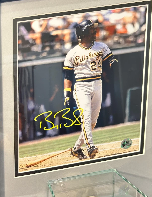 Barry Bonds Autographed signed baseball with 8x10 sign Auto with COA  🔥📈 - Image 4 of 4