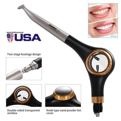SANDENT Dental Air Polisher Supragingival Handpiece 4 Holes