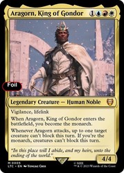 Aragorn, King of Gondor - 5 - Commander: The Lord of the Rings: Tales of Middle-earth