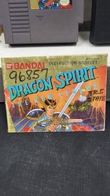 DRAGON SPIRIT THE NEW LEGEND NINTENDO NES VIDEO GAME GAME & MANUAL