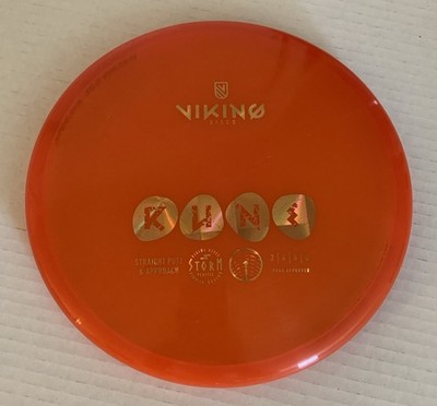 Viking Discs Storm Plastic Rune Putt & Approach 172 Grams Orange