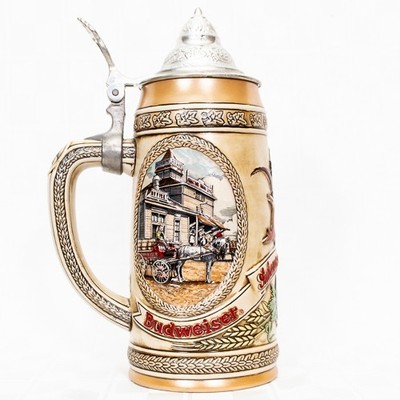 VTG 1986 Anheuser-Busch Budweiser Limited Edition III Ceramic Beer Stine