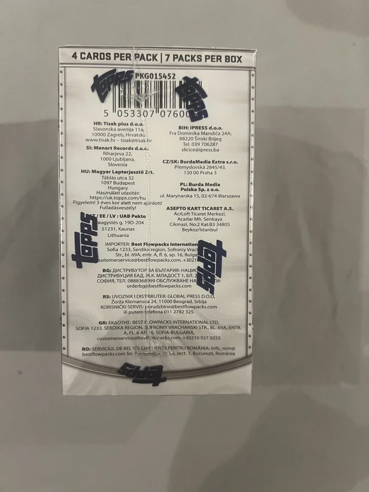 Topps Chrome Uefa UCC 2024-25 Sealed Soccer Blaster Box - Image 3 of 4