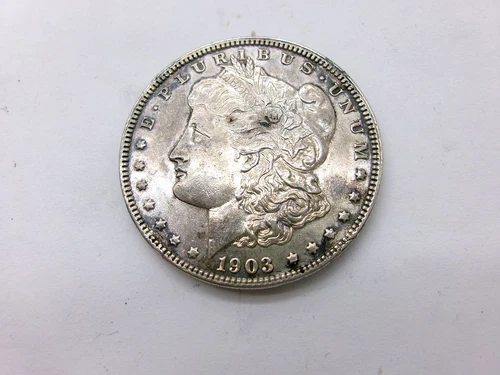 ❤️  1903 (P) Morgan Silver Dollar - 90% Silver - XF/ AU  Nice details