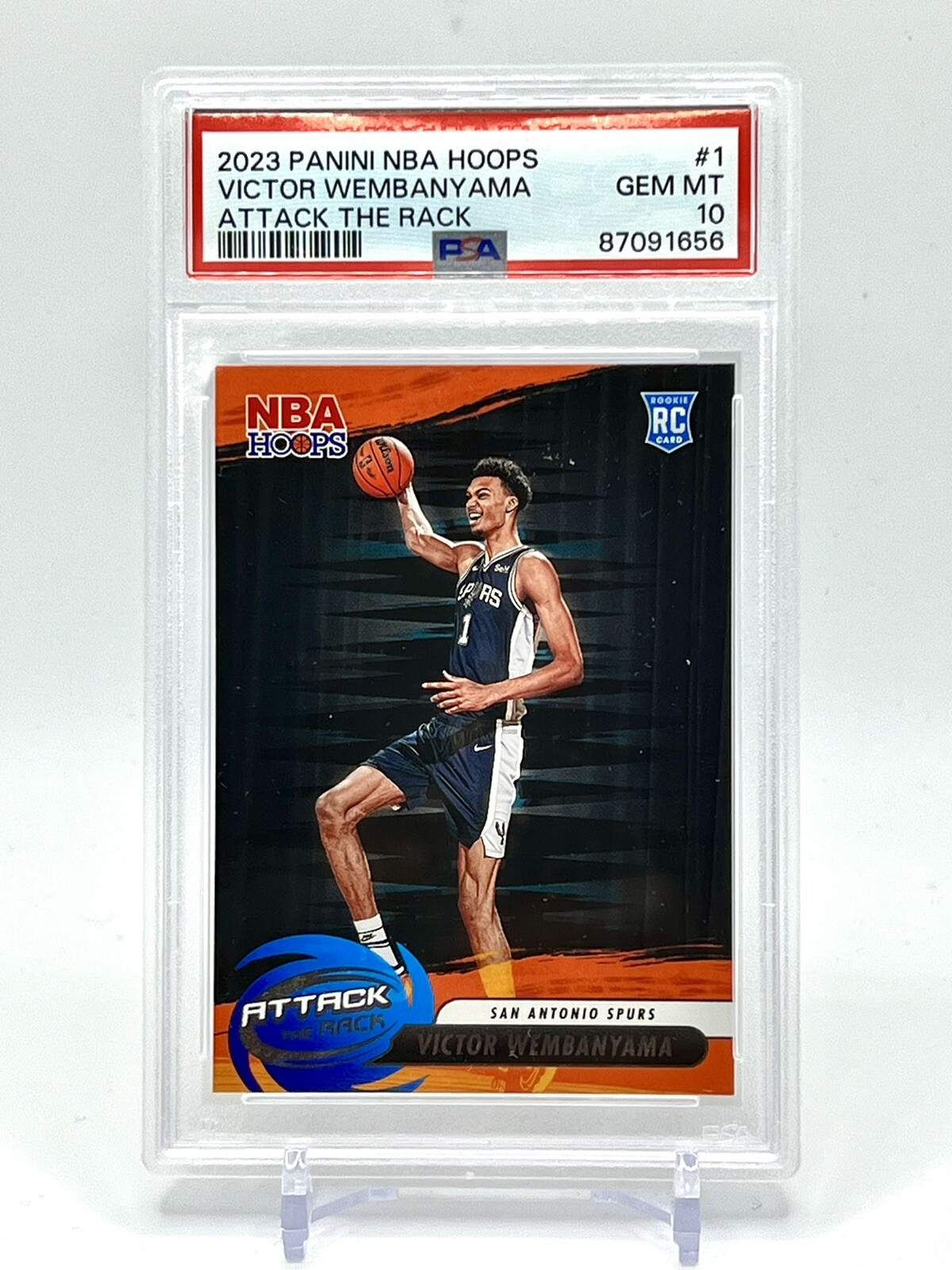 ビクターウェンバンヤマ 【PSA10】HOOPS ATTACK THE RACK