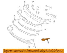Componentes de parachoques delantero GM OEM 94-05 Blazer - gancho de remolque 15661184