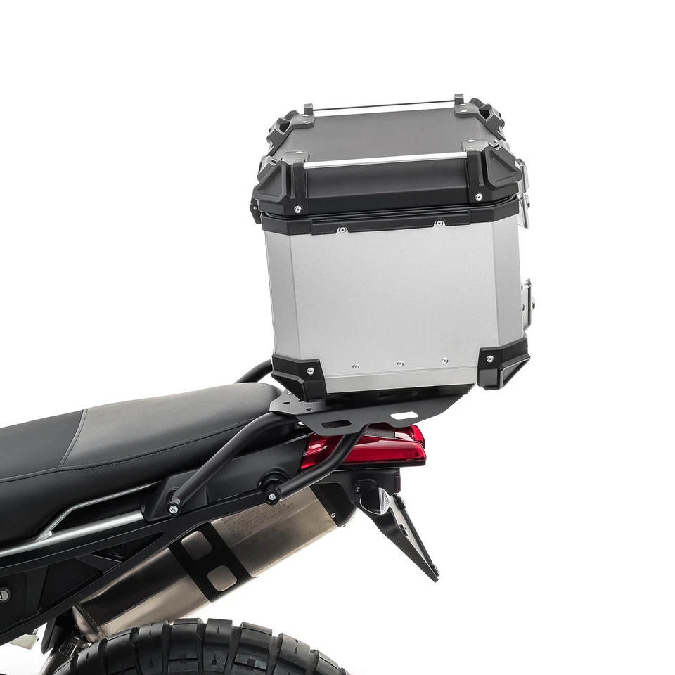 Alu Topcase für BMW R 1200 GS / Adventure Aluminium Bagtecs XB45 silber - Bild 4 von 4