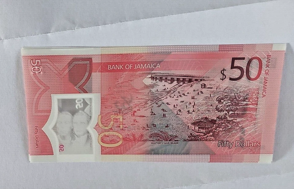 --1- Billet de 50 Dollars -JAMAIQUE-  - Polymer 2022--NEUF - Photo 3/3