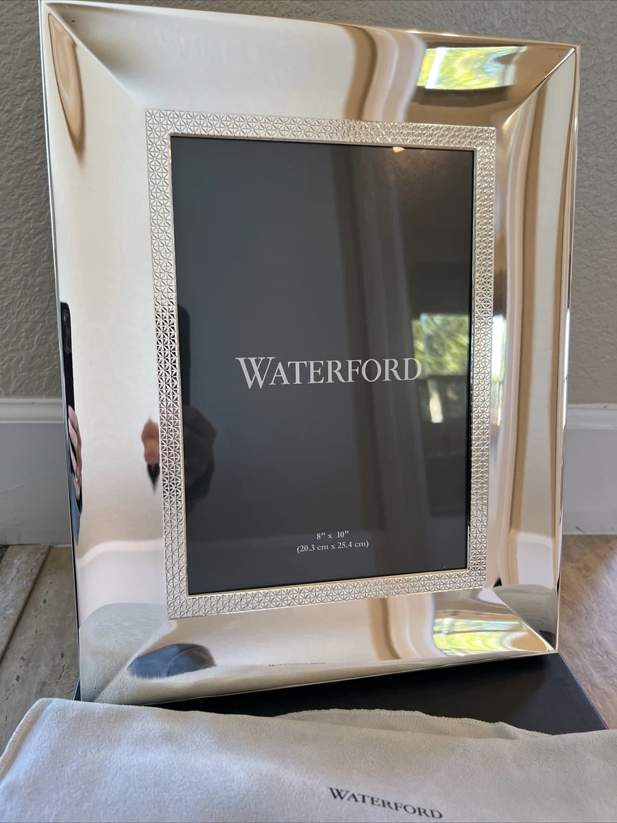 Waterford Lismore ダイヤモンド 8x10 フレーム デジタルフォトフレーム、写真立て Olivia Riegel クリスタルオーロラ 8x10フレーム 8x10