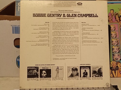 ST 2928 BOBBIE GENTRY & GLEN CAMPBELL Self titled Vinyl Near Mint C Pics - Picture 2 of 6