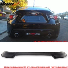 Fits 13-20 Scion FRS/Subaru BRZ/Toyota GT86 TRD Trunk Spoiler Painted #61K Gray