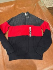 Sean John Black/Red Sweater - Men's Size M - New with Tags