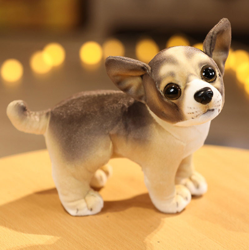 Stand Dog Puppy Chihuahua Stuffed Animal Plush Toys Toddler 
