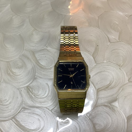 Citizen Men's Gold Plated Square Face Quartz Watch - Untested (J) #307 - Picture 2 of 5