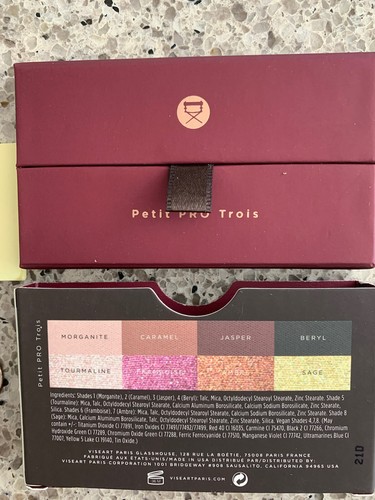 VISEART Petit PRO TROIS Eyeshadow Palette 8 Pigment; .28oz Full SIZE RET $30 - Picture 10 of 12