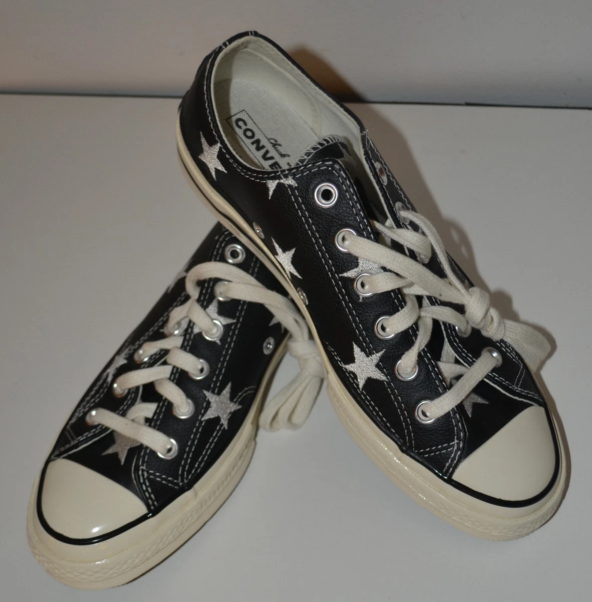 Converse clearance leather embroidered