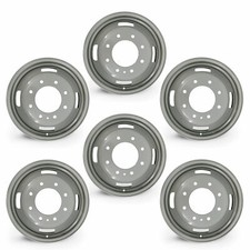 Set Of 6 17dually Steel Wheels For 05-16 Ford F350 Super Duty Oem Qlty 10093 Set Of 6 17dually Steel Wheels For 05-16 Ford F350 Super Duty Oem Qlty 10093