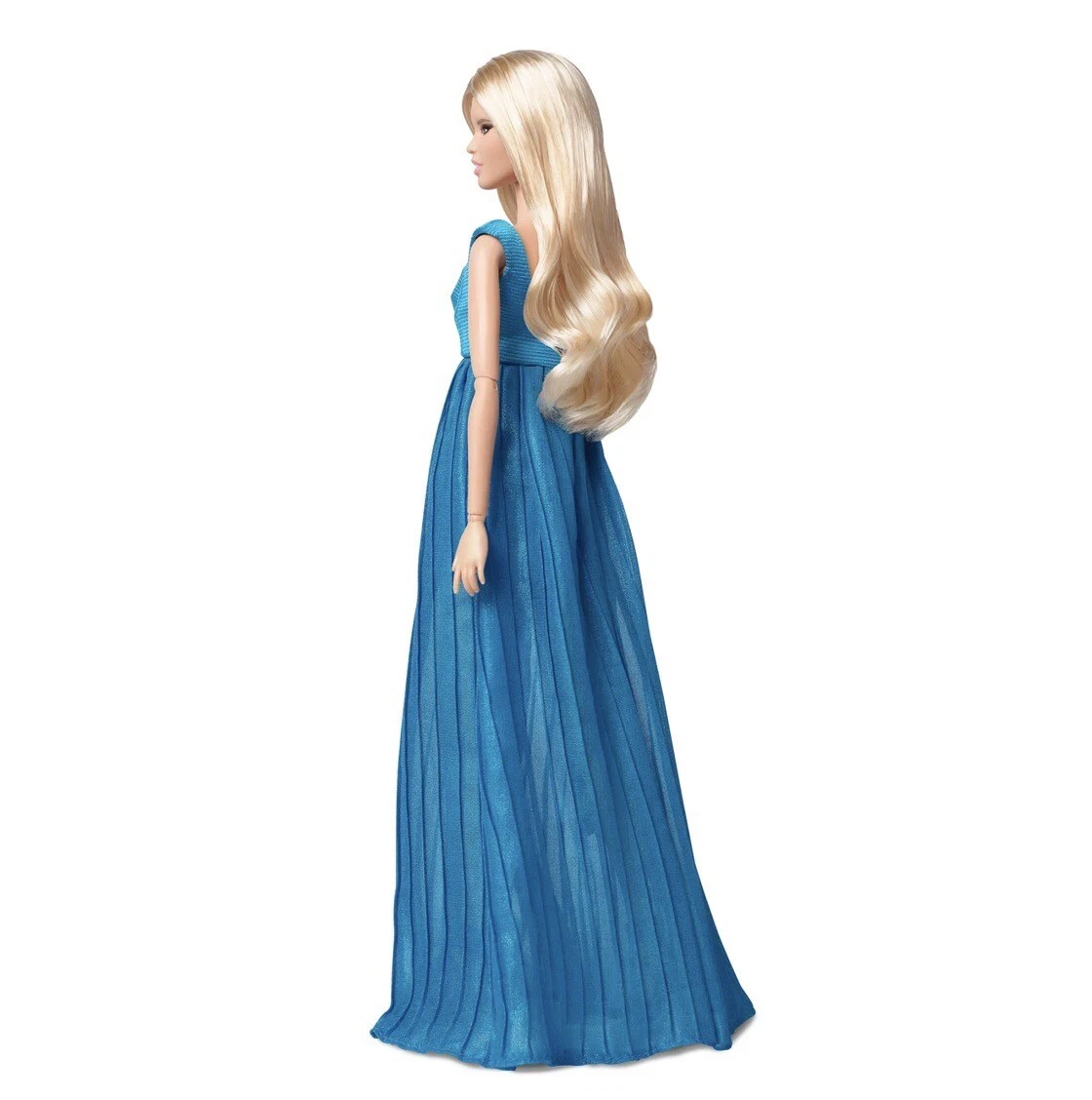 Barbie Topmodel Claudia Schiffer bambola in abito Versace in mano