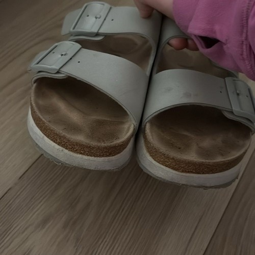Papillio Birkenstock $135 Metallic Platform Birkenstock Sandals Size 37 - Picture 4 of 5
