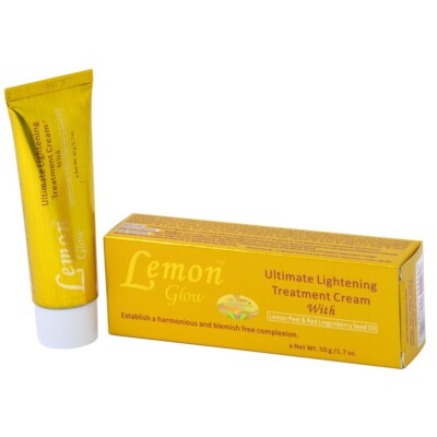Lemon Glow Cream Tube 1.7oz w/Free Nail File