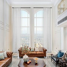 Extra Long White Sheer Window Curtains 144 156 168 192 204 216 240 Inches Len...