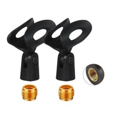 2 Microphone Clamp Mic Clip Holder for Sennheiser e825 e835 e840 e845 e855 e865